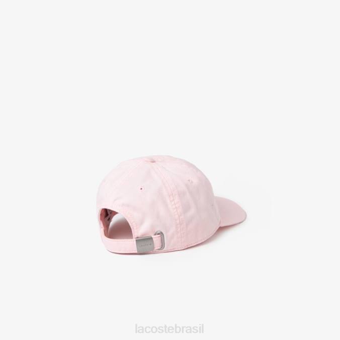 Lacoste crianças boné de crachá com efeito cômico luz rosa P2PX3273 acessórios