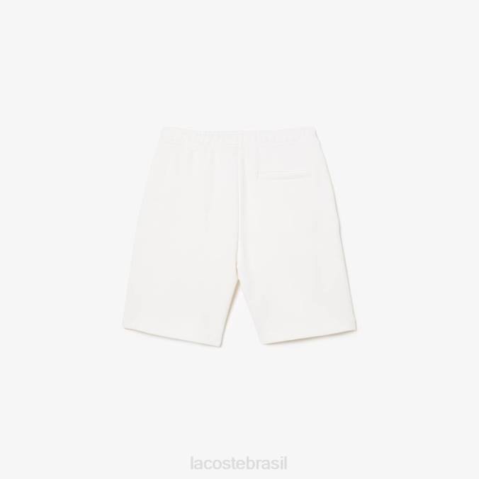 Lacoste crianças shorts de marca com estampa contrastante branco P2PX3072 roupas