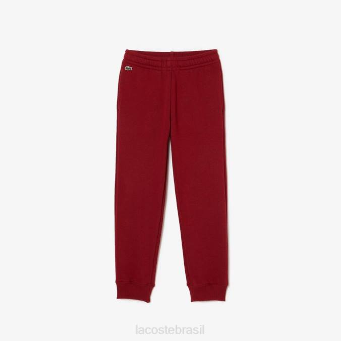 Lacoste crianças calça colorblock Bordéus P2PX3199 roupas