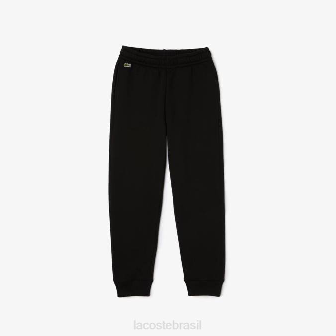 Lacoste crianças calça colorblock preto P2PX3196 roupas
