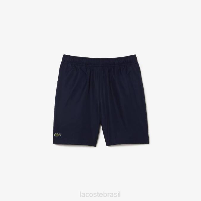 Lacoste crianças shorts esportivos de diamante azul-marinho P2PX3076 roupas