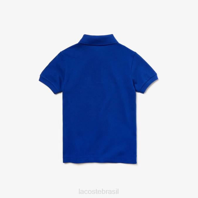 Lacoste crianças polo petit piquê regular fit azul-marinho P2PX3182 roupas
