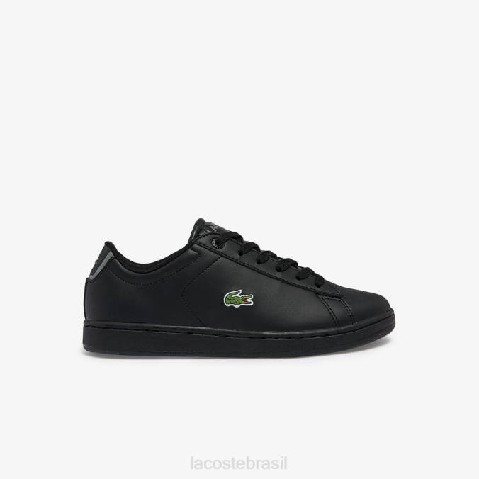 Lacoste crianças tênis sintético carnaby evo bl preto P2PX3328 sapato