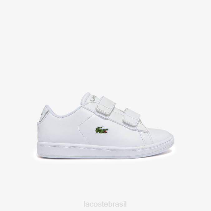 Lacoste crianças tênis sintético carnaby evo bl branco P2PX2940 sapato