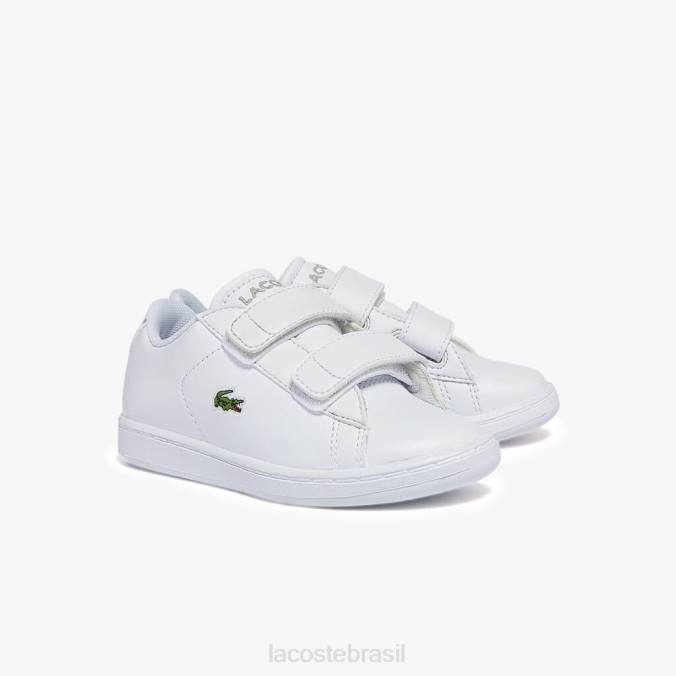 Lacoste crianças tênis sintético carnaby evo bl branco P2PX2940 sapato