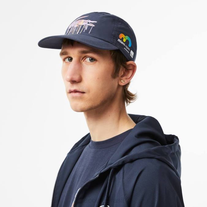 Lacoste homens boné sport miami edição aberta azul P2PX2185 acessórios