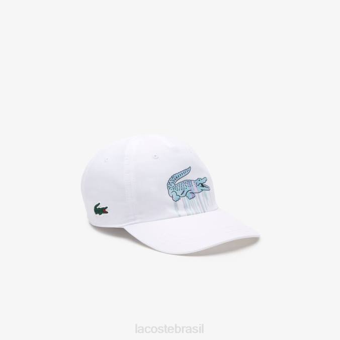 Lacoste homens boné sport miami edição aberta branco P2PX2186 acessórios