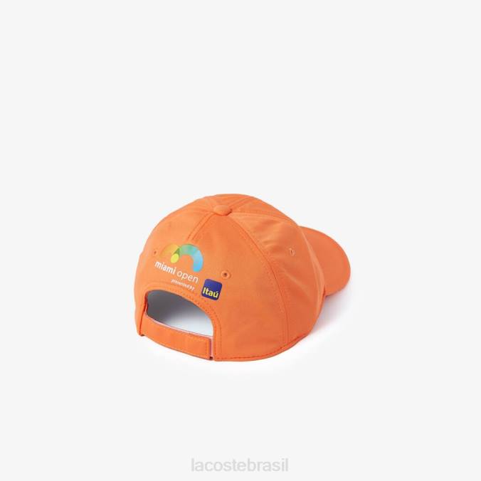 Lacoste homens chapéu aberto de miami laranja P2PX2339 acessórios