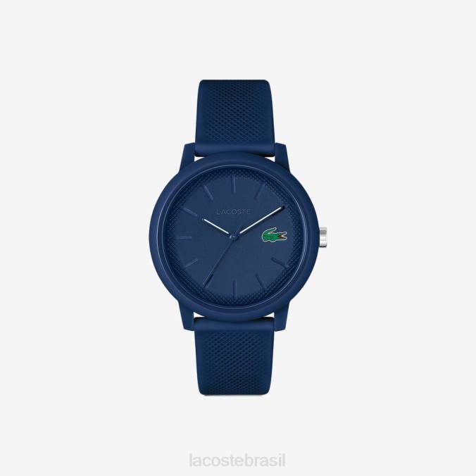 Lacoste homens Relógio com pulseira de silicone azul 12.12 azul P2PX2204 acessórios