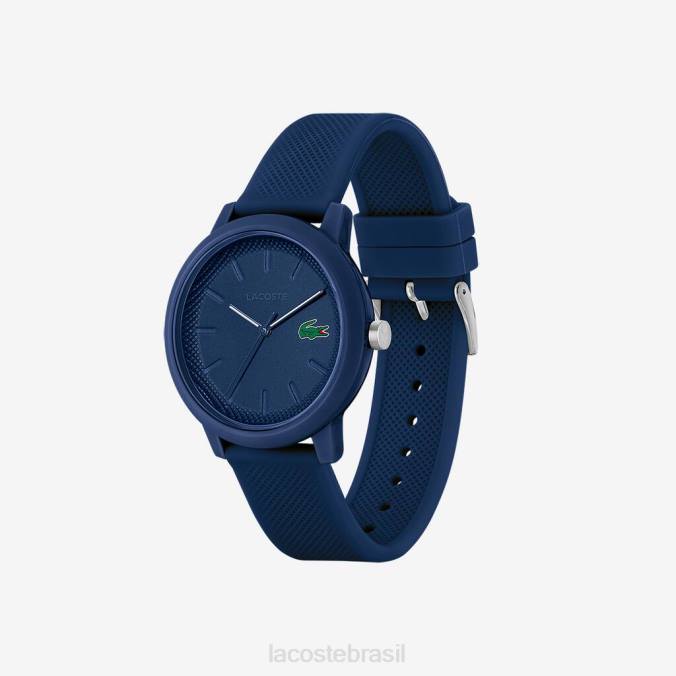 Lacoste homens Relógio com pulseira de silicone azul 12.12 azul P2PX2204 acessórios
