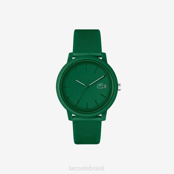 Lacoste homens Relógio com pulseira de silicone verde 12.12 verde P2PX2198 acessórios