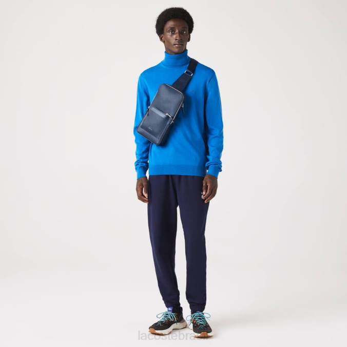 Lacoste homens bolsa confortável de couro chantaco fuzileiro naval 166 argentino P2PX2015 bolsas e artigos de couro