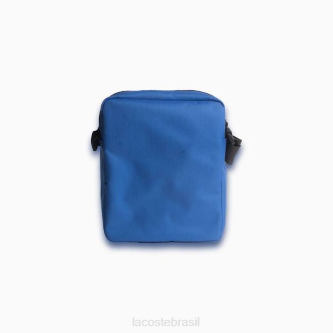Lacoste homens bolsa de ombro em fibra reciclada marina P2PX2001 bolsas e artigos de couro