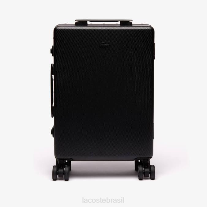 Lacoste homens mala de cabine em policarbonato chantaco preto P2PX2046 bolsas e artigos de couro