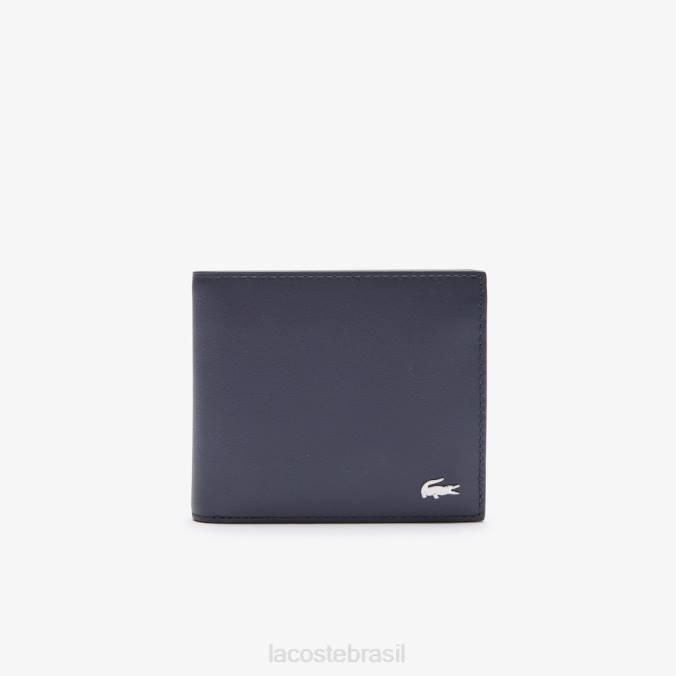 Lacoste homens carteira de couro fitzgerald roxo P2PX1945 bolsas e artigos de couro