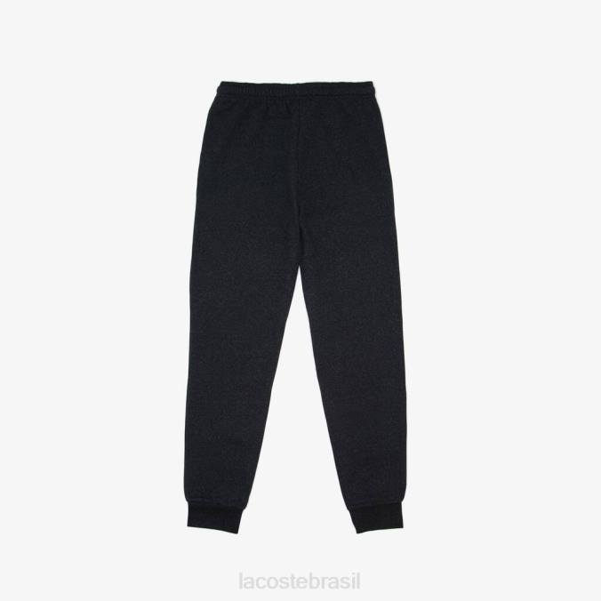 Lacoste homens calça esportiva de tênis de lã cinza P2PX1122 roupas
