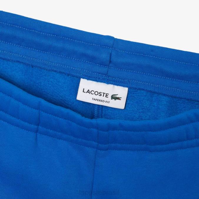 Lacoste homens calças de treino com faixas impressas azul P2PX1460 roupas
