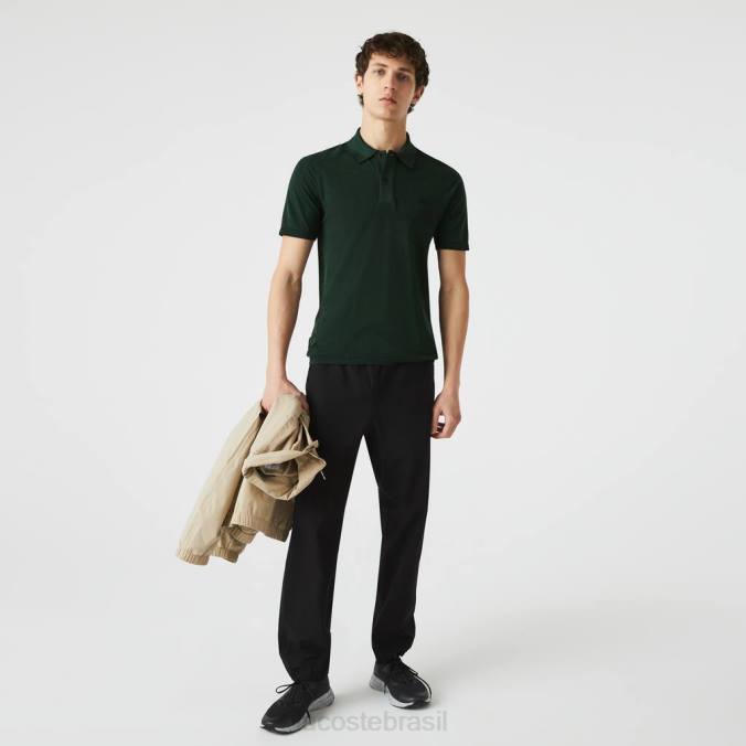 Lacoste homens calças de treino leves preto P2PX1131 roupas