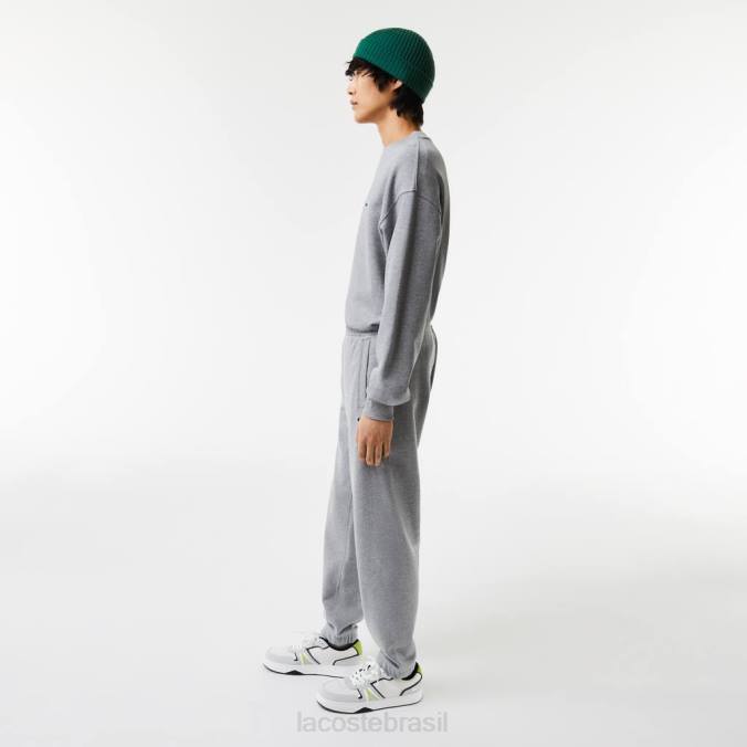 Lacoste homens imprimir calças de treino chino cinza P2PX1012 roupas