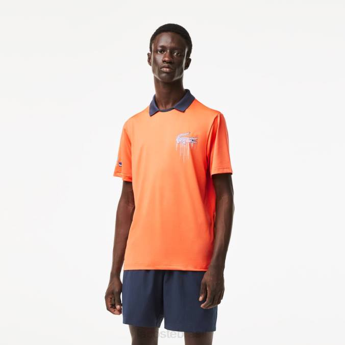 Lacoste homens polo esporte miami edição aberta laranja P2PX244 roupas