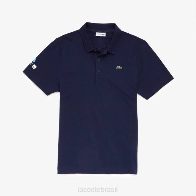 Lacoste homens polo miami open regular fit azul-marinho P2PX916 roupas