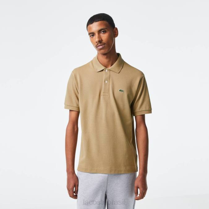 Lacoste homens polo original l.12.12 bege P2PX150 roupas