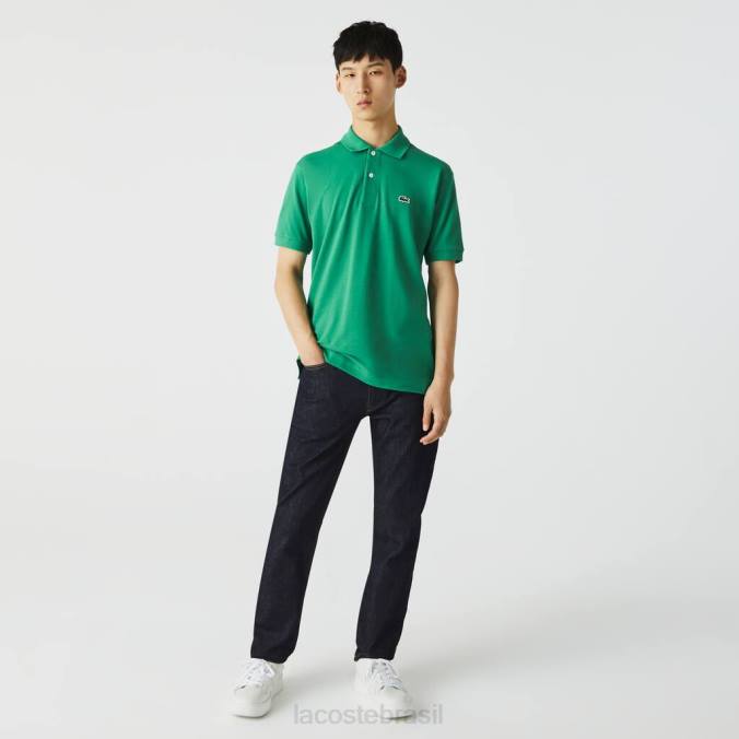 Lacoste homens polo original l.12.12 verde P2PX884 roupas