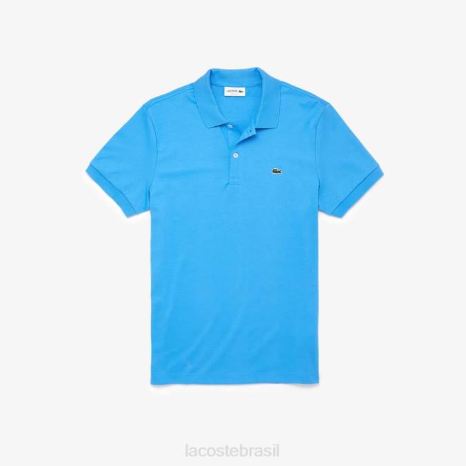 Lacoste homens polo regular fit algodão pima azul P2PX259 roupas