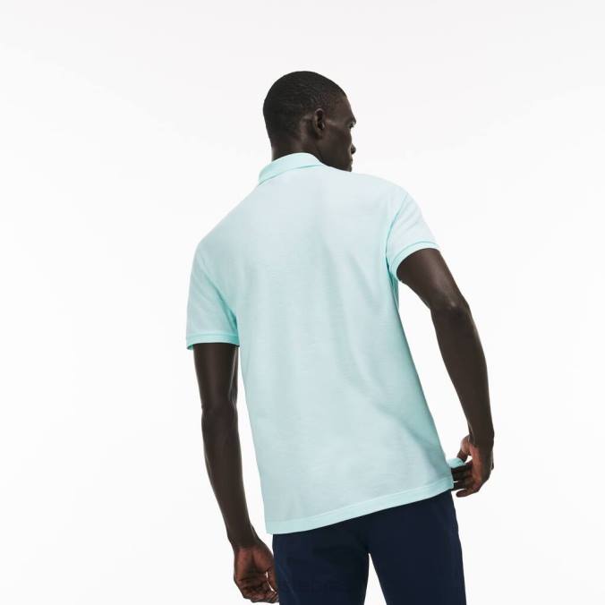 Lacoste homens polo slim fit original l.12.12 azul P2PX885 roupas