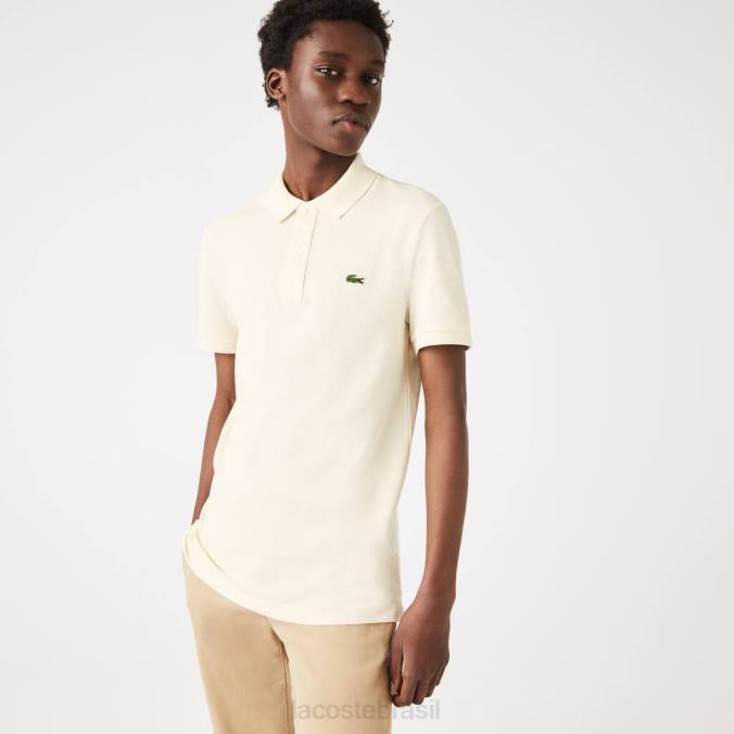 Lacoste homens polo slim fit original l.12.12 branco P2PX159 roupas