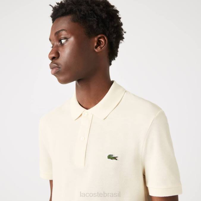 Lacoste homens polo slim fit original l.12.12 branco P2PX159 roupas