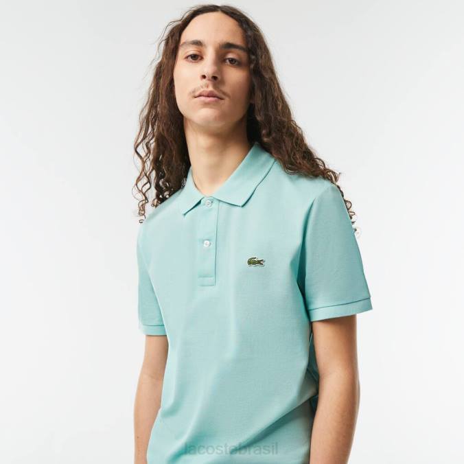 Lacoste homens polo slim fit original l.12.12 hortelã P2PX192 roupas