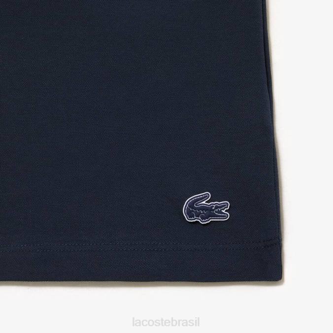 Lacoste homens camiseta folgada com logo - plus size - alta azul P2PX162 roupas