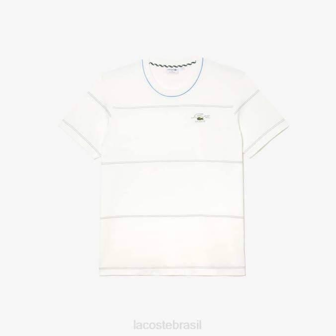Lacoste homens camiseta folgada - plus size - alta branco P2PX246 roupas