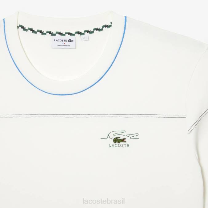 Lacoste homens camiseta folgada - plus size - alta branco P2PX246 roupas