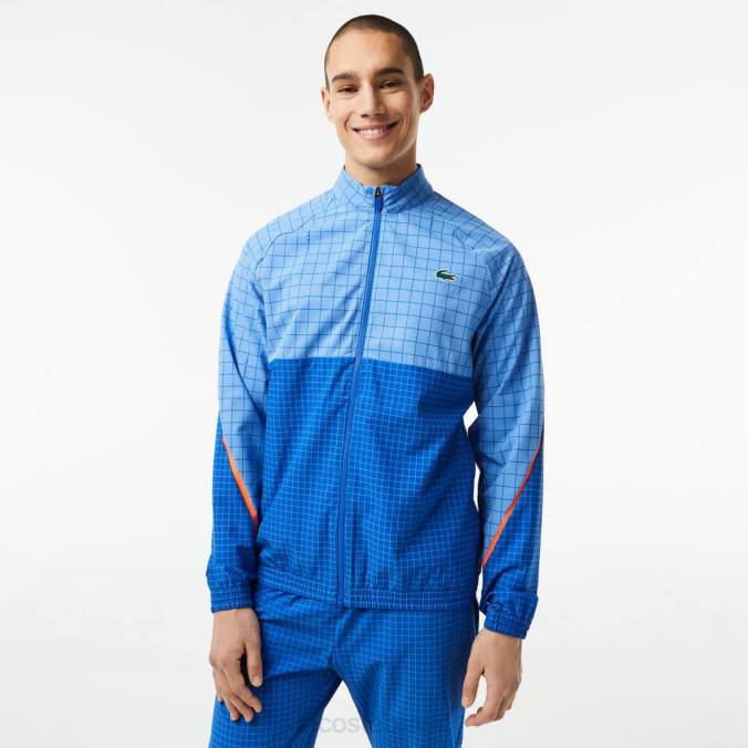 Lacoste homens conjunto jogger tenis x novak djokovic azul P2PX269 roupas