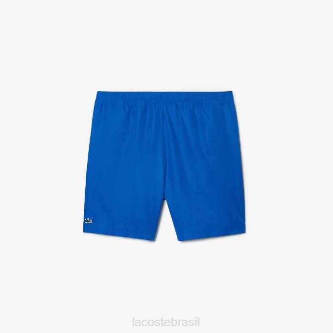 Lacoste homens shorts esportivo com listras e logo - plus size - grande azul P2PX457 roupas