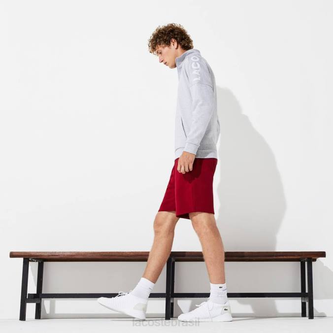 Lacoste homens shorts esportivos de lã para tênis Bordéus P2PX1604 roupas