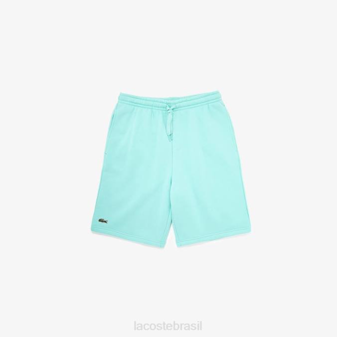 Lacoste homens shorts esportivos de lã para tênis verde P2PX1340 roupas