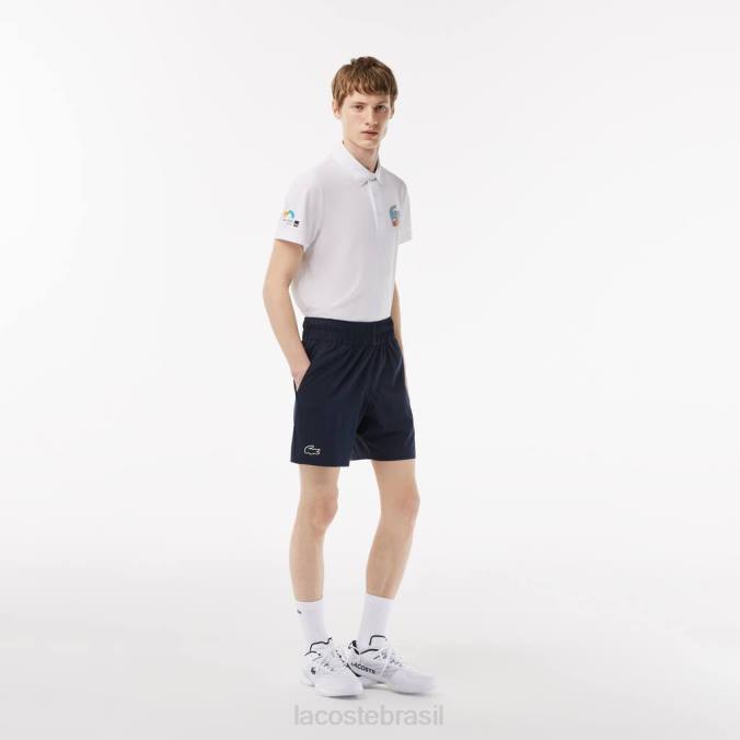 Lacoste homens shorts sport miami edição aberta azul P2PX472 roupas