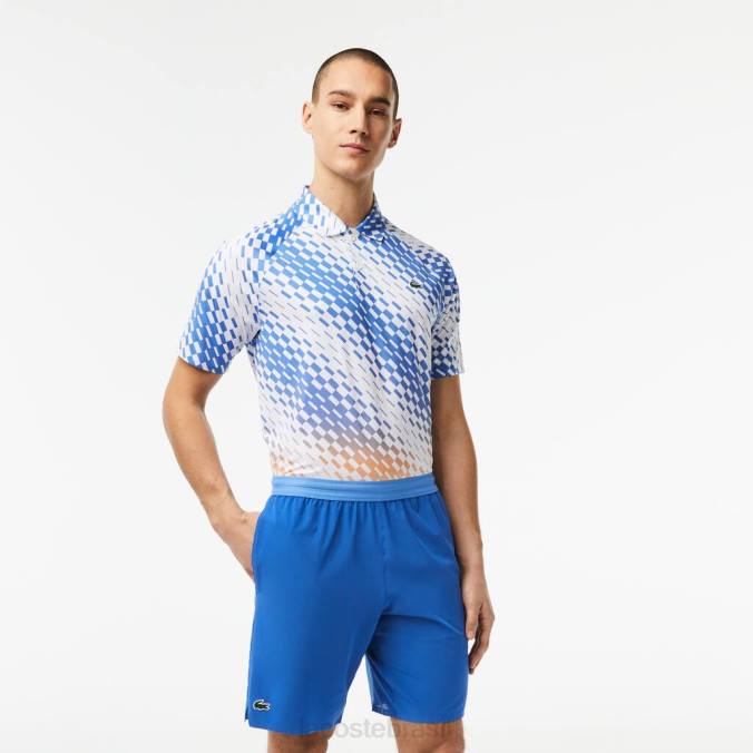 Lacoste homens shorts tenis x novak djokovic azul P2PX409 roupas