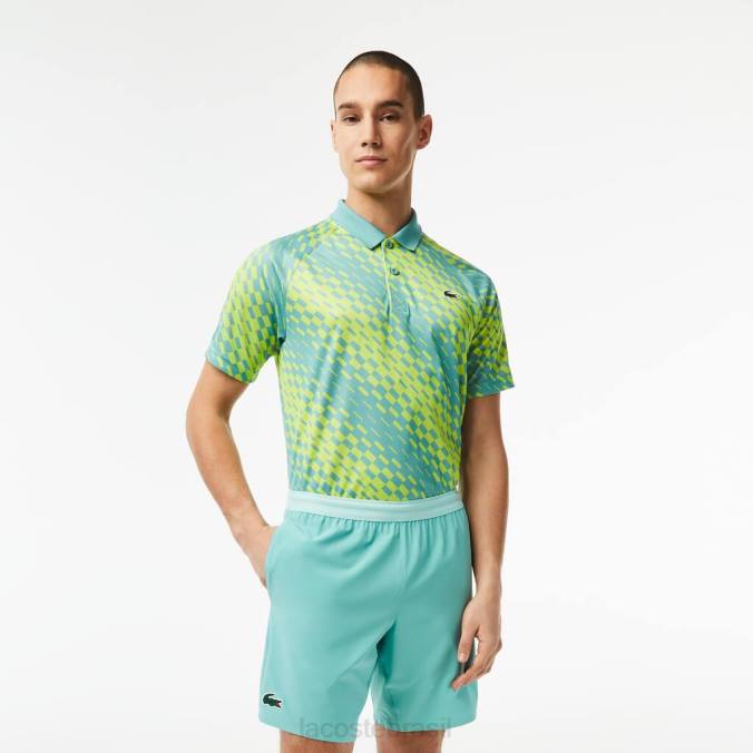 Lacoste homens shorts tenis x novak djokovic hortelã P2PX410 roupas