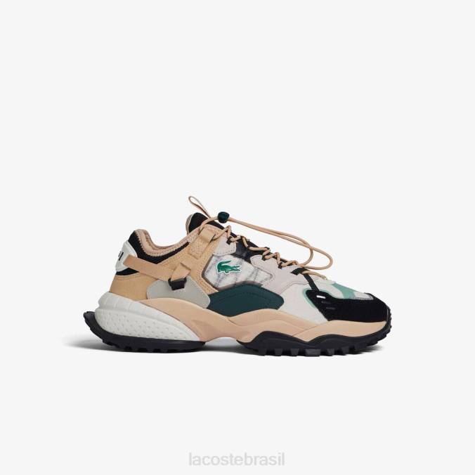 Lacoste homens sapatos outdoor em tecido l-guard breaker natural/preto P2PX1778 sapato