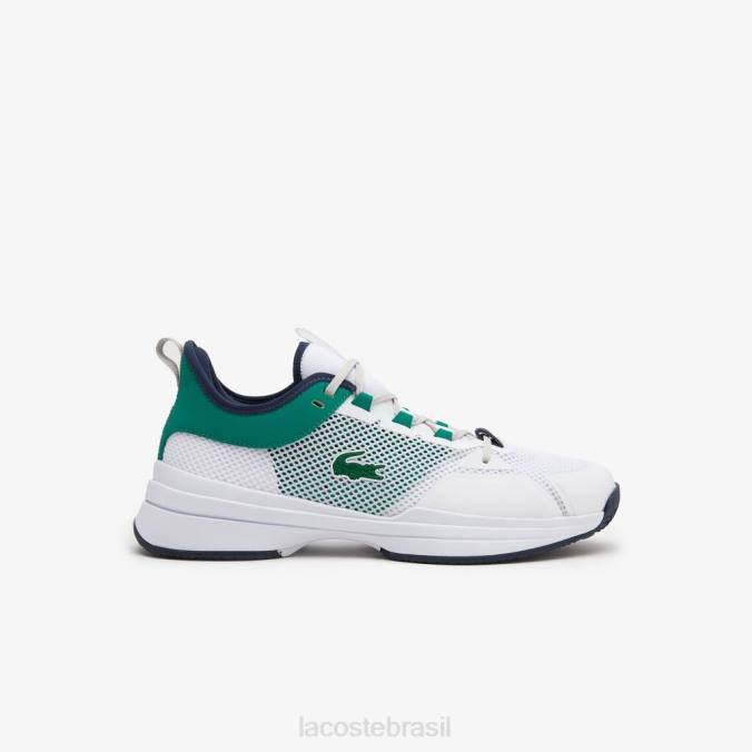 Lacoste homens tênis têxtil ag-lt21 Branco Verde P2PX1903 sapato