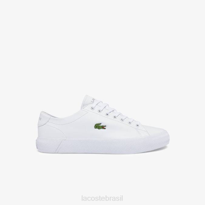 Lacoste homens couro gripshot e tênis sintético branco P2PX1750 sapato
