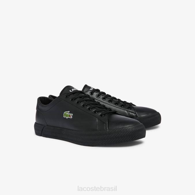 Lacoste homens couro gripshot e tênis sintético preto P2PX1883 sapato