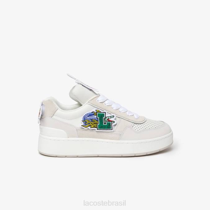 Lacoste homens tênis de couro ace clip branco P2PX1785 sapato