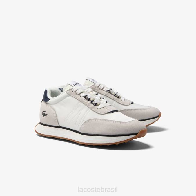 Lacoste homens tênis l-spin têxtil Marinha Branca P2PX1748 sapato
