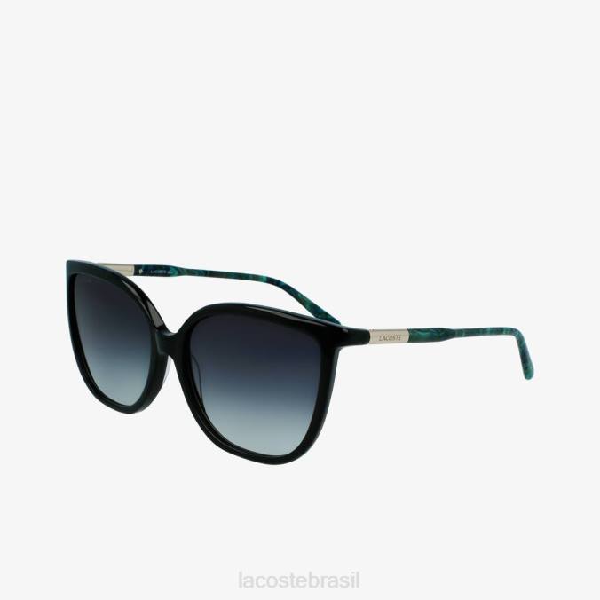 Lacoste mulheres óculos de sol tubulares em acetato com borboleta preto fosco P2PX2906 acessórios