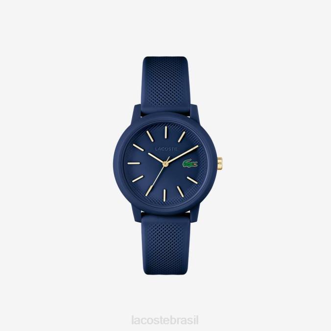 Lacoste mulheres Relógio com pulseira de silicone azul 12.12 azul P2PX2901 acessórios